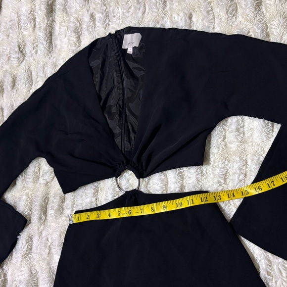 5à7 CINQ A SEPT Women’s Cut Out Black Mini Dress - Picture 13 of 15